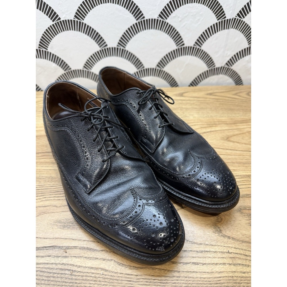 Allen‎ Edmonds Oxford Shoes Mens Size 9D Macneil Black Leather